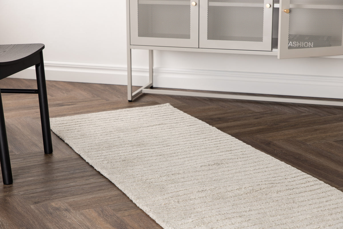 Venture Design Milton Rektangulära Mattor 200 × 70 Ljusgrå