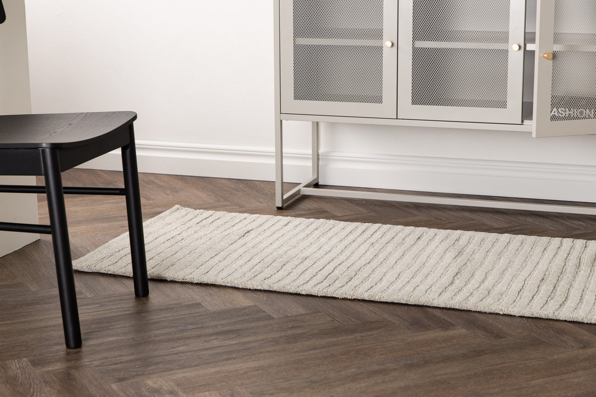 Venture Design Milton Rektangulära Mattor 200 × 70 Ljusgrå