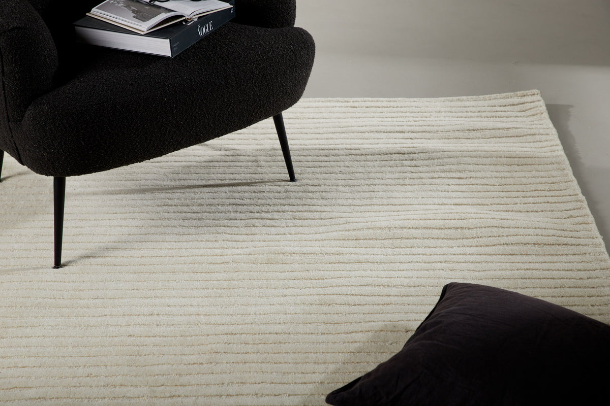 Venture Design Milton Rektangulära Mattor 230 x 160 Vit