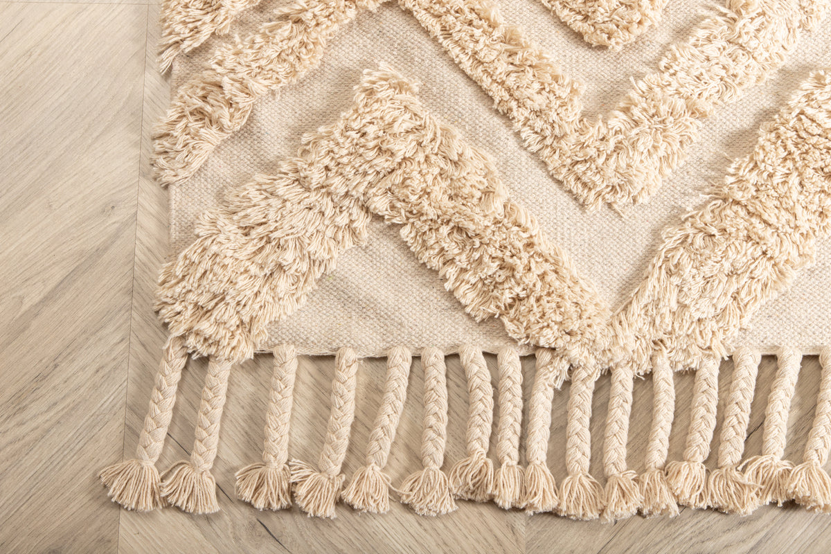 Venture Design Hilma Rektangulära Mattor 300 x 200 Beige