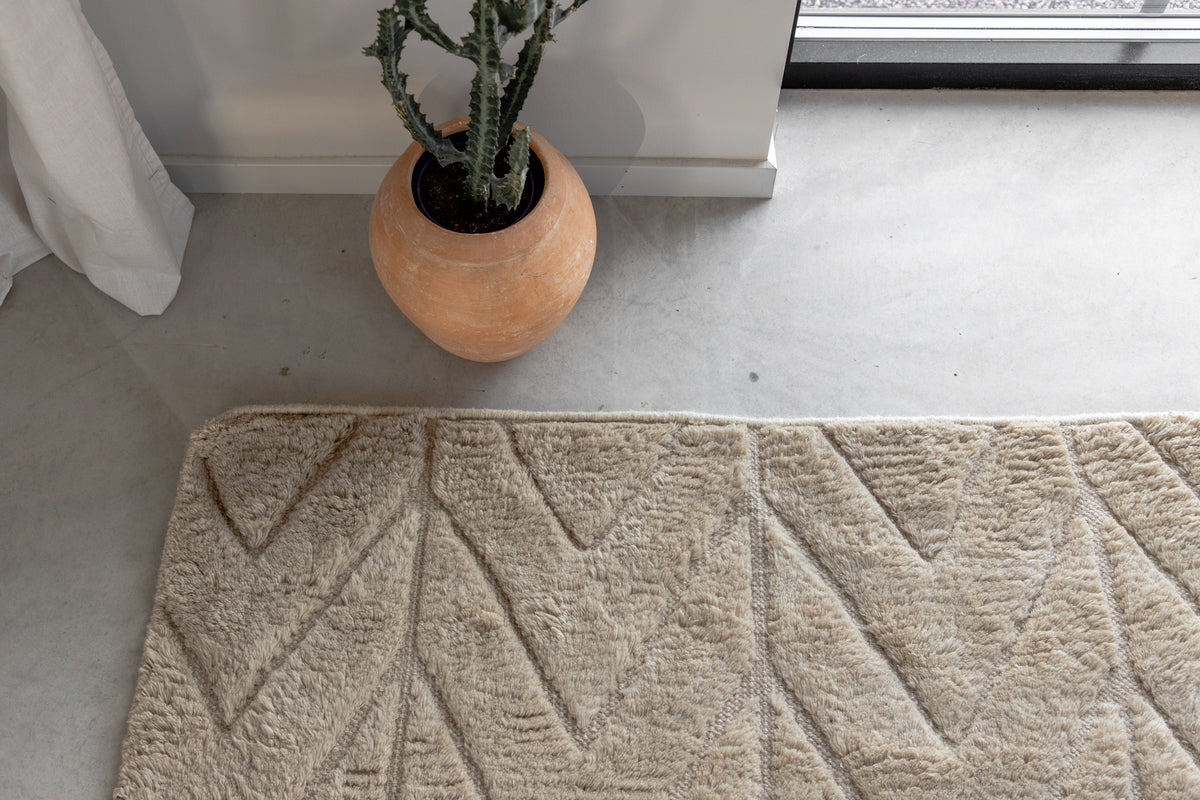 Venture Design Zoe Rektangulära Mattor 300 x 200 Beige