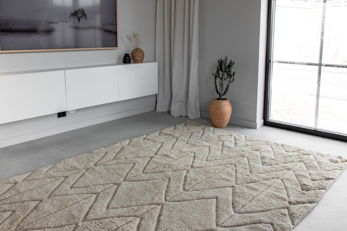 Venture Design Zoe Rektangulära Mattor 300 x 200 Beige