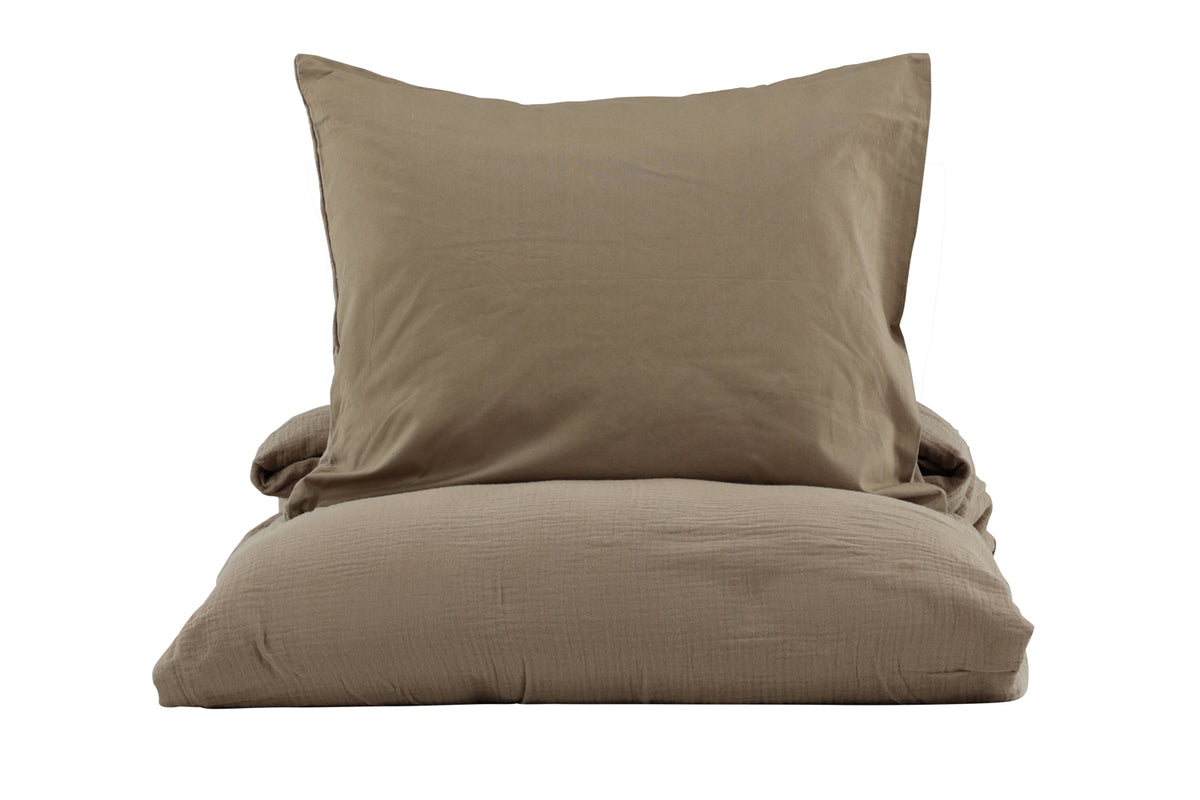 Venture Design Mila Påslakanset 200 x 150 Brun