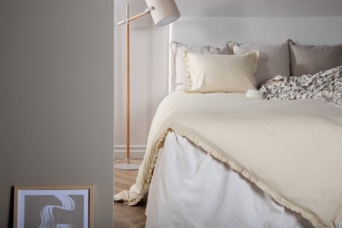 Venture Design Lias Påslakanset 200 x 150 Beige