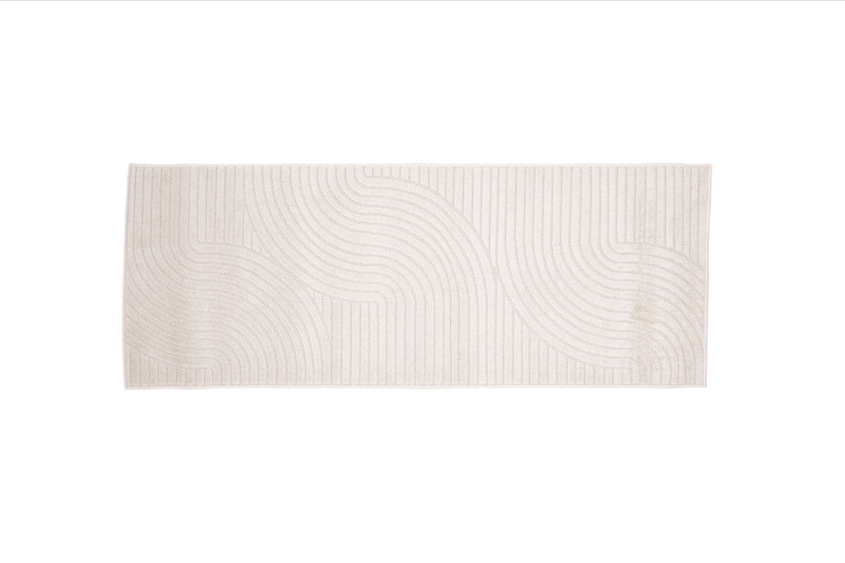 Venture Design Vince Ovala Mattor 80 x 200 Vit