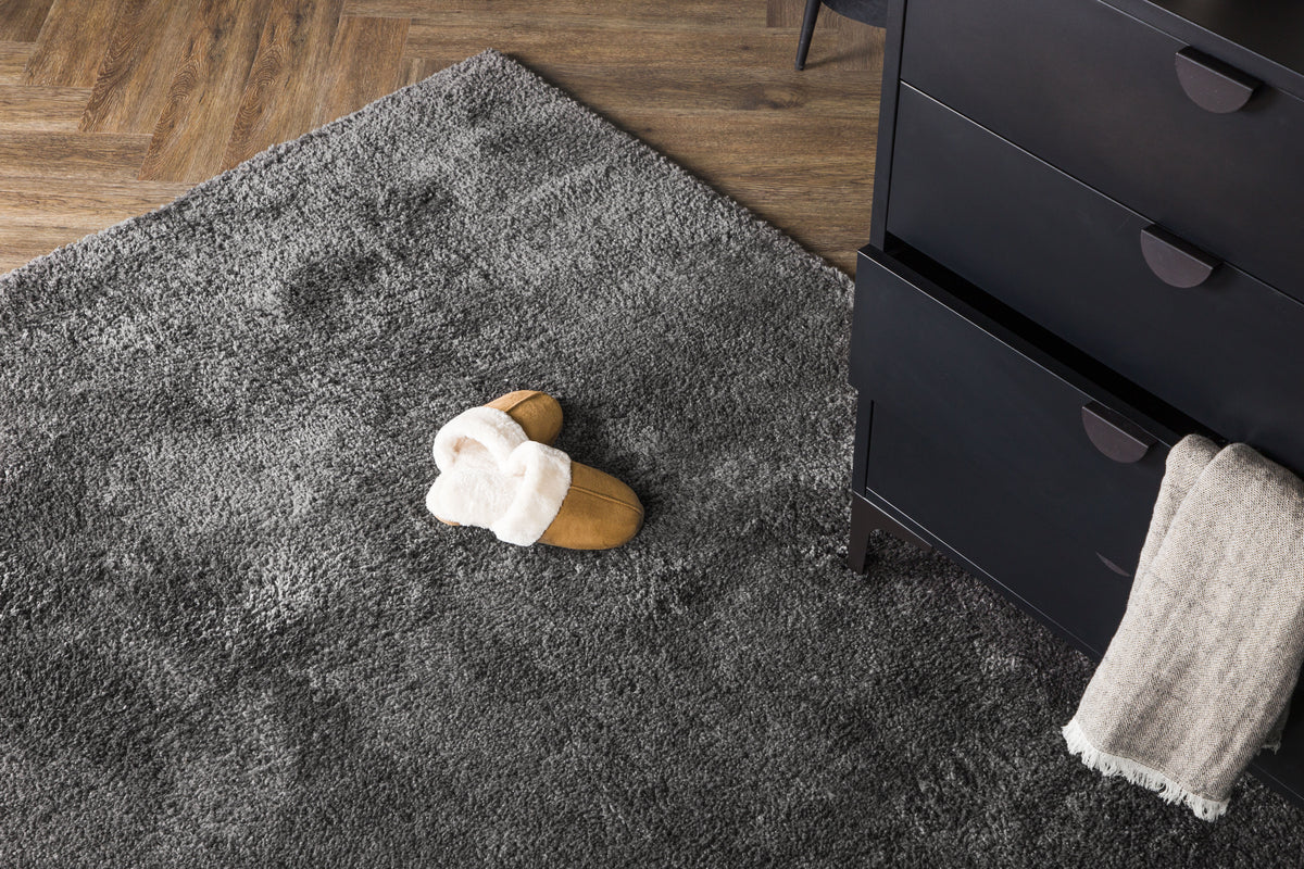Venture Design Walter Rektangulära Mattor 290 × 200 Mörkgrå