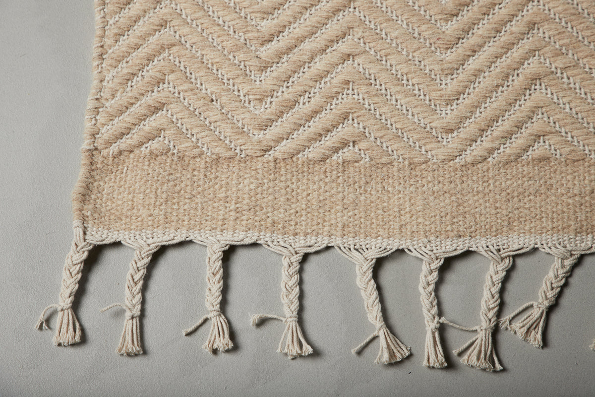 Venture Design Loke Rektangulära Mattor 350 × 250 Beige