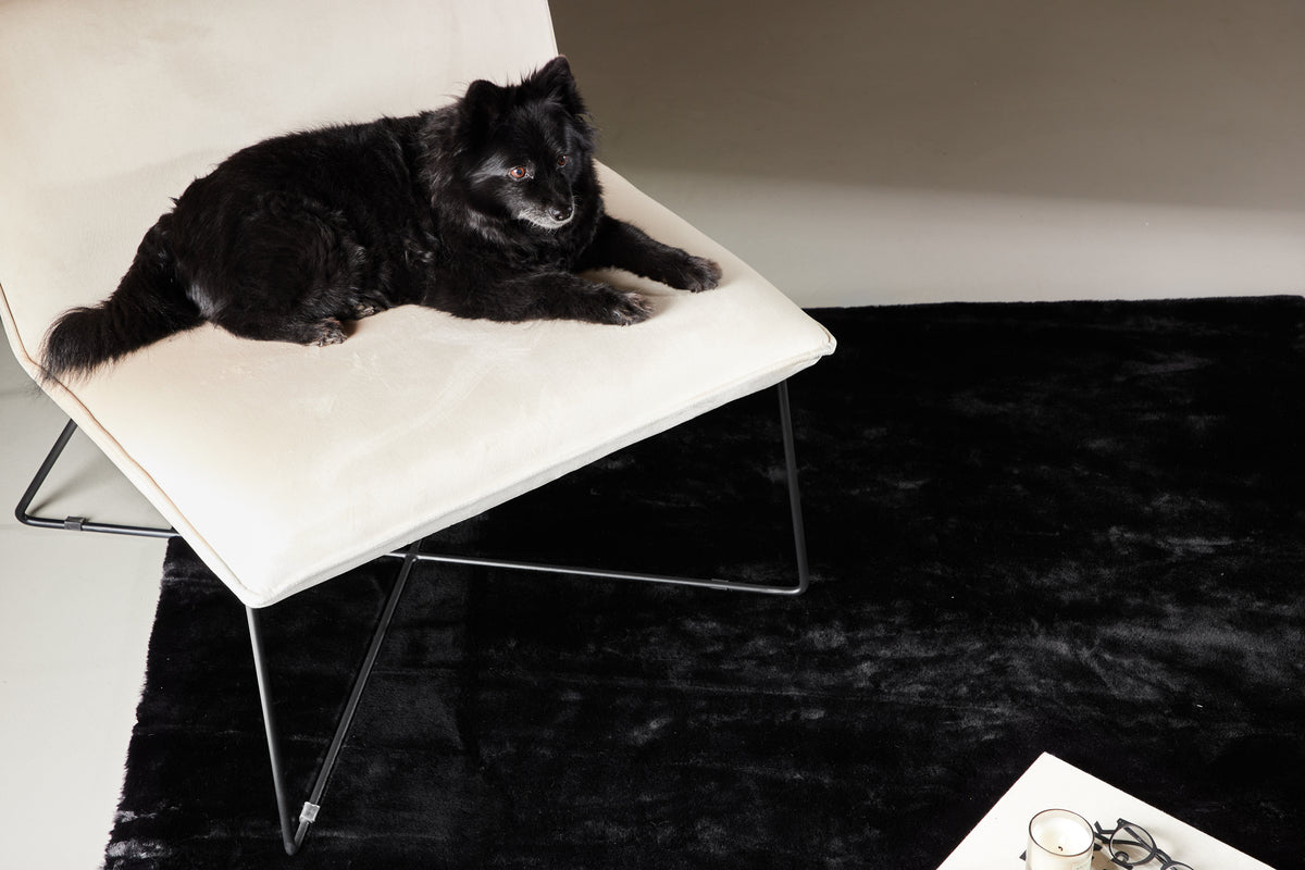 Venture Design Nina Rektangulära Mattor 300 x 200 Svart