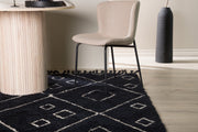 Venture Design David Rektangulära Mattor 300 x 200 Svart
