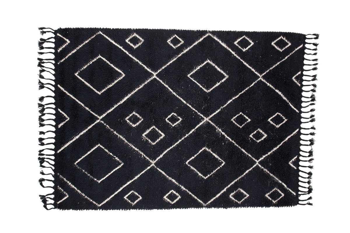 Venture Design David Rektangulära Mattor 350 × 250 Svart