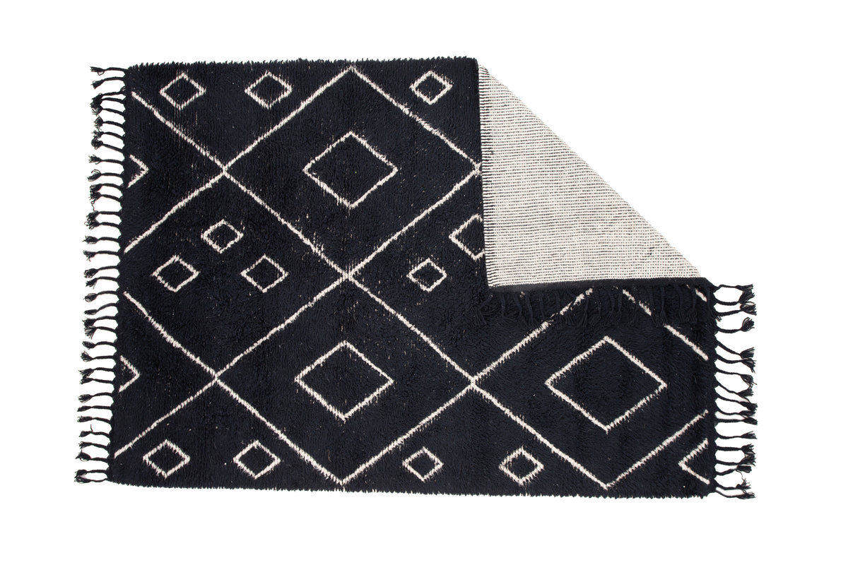Venture Design David Rektangulära Mattor 230 x 160 Svart