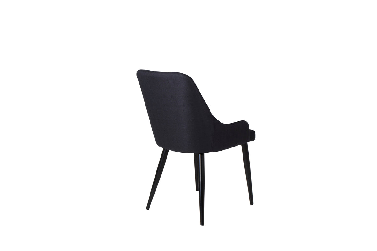 Venture Design Plaza Matstolar 2-pack Svart