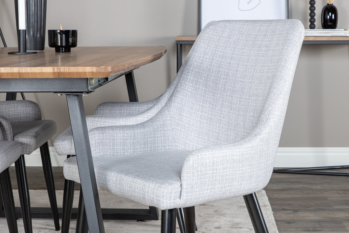 Venture Design Plaza Matstolar 2-pack Grå