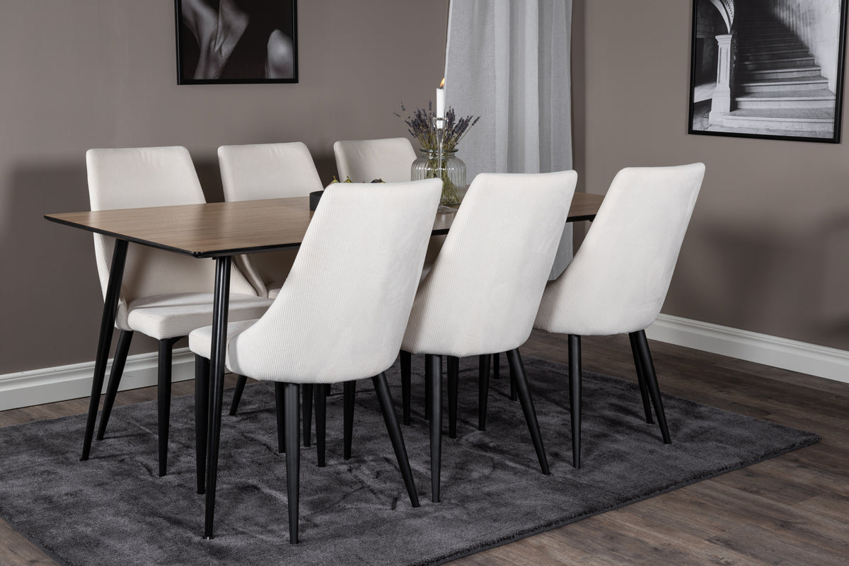 Venture Design Leone Matstolar 2-pack Vit