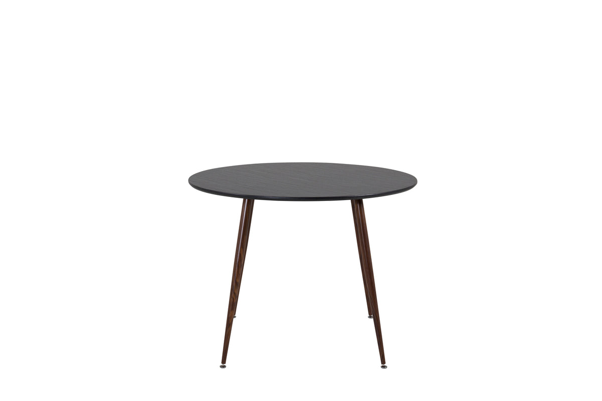 Venture Design Plaza Runda Matbord ⌀100 Svart