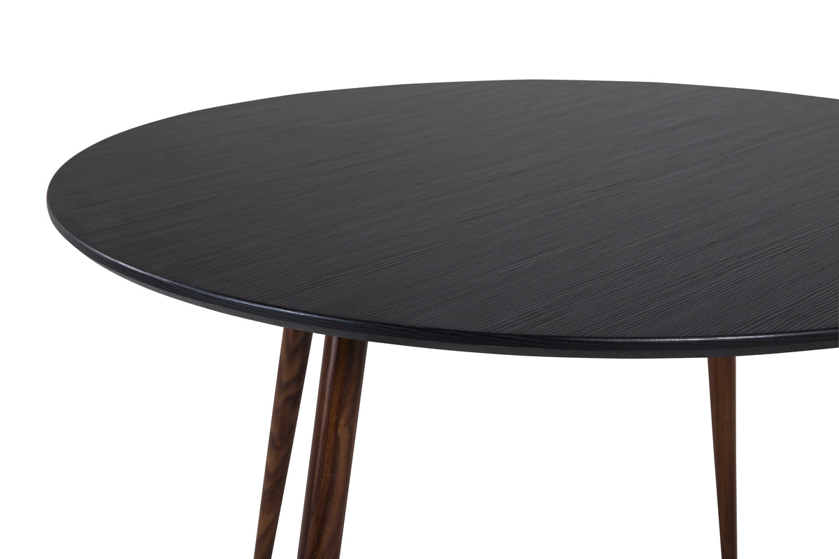 Venture Design Plaza Runda Matbord ⌀100 Svart