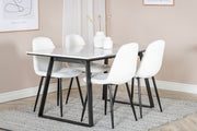 Venture Design Estelle Rektangulära Matbord 140 x 90 Svart
