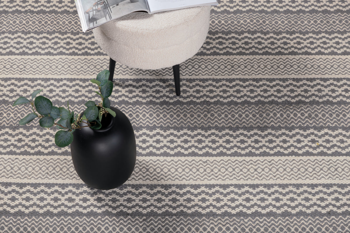 Venture Design Sishu Runda Mattor ⌀200 Ljusgrå