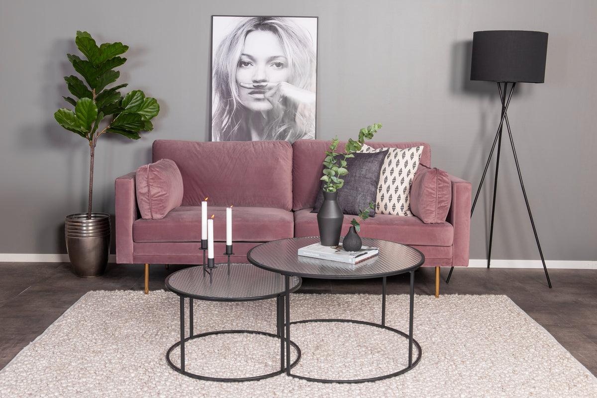 Venture Design Boom 3-sits soffor Rosa