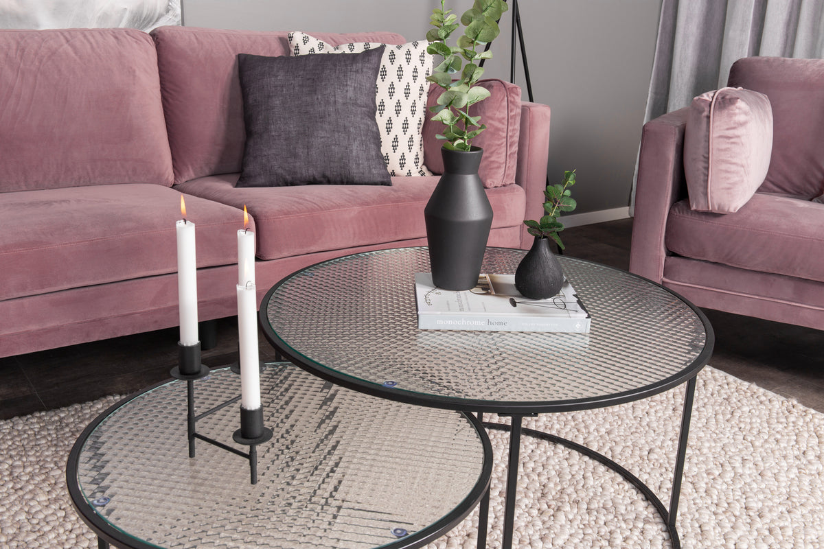 Venture Design Boom 3-sits soffor Rosa