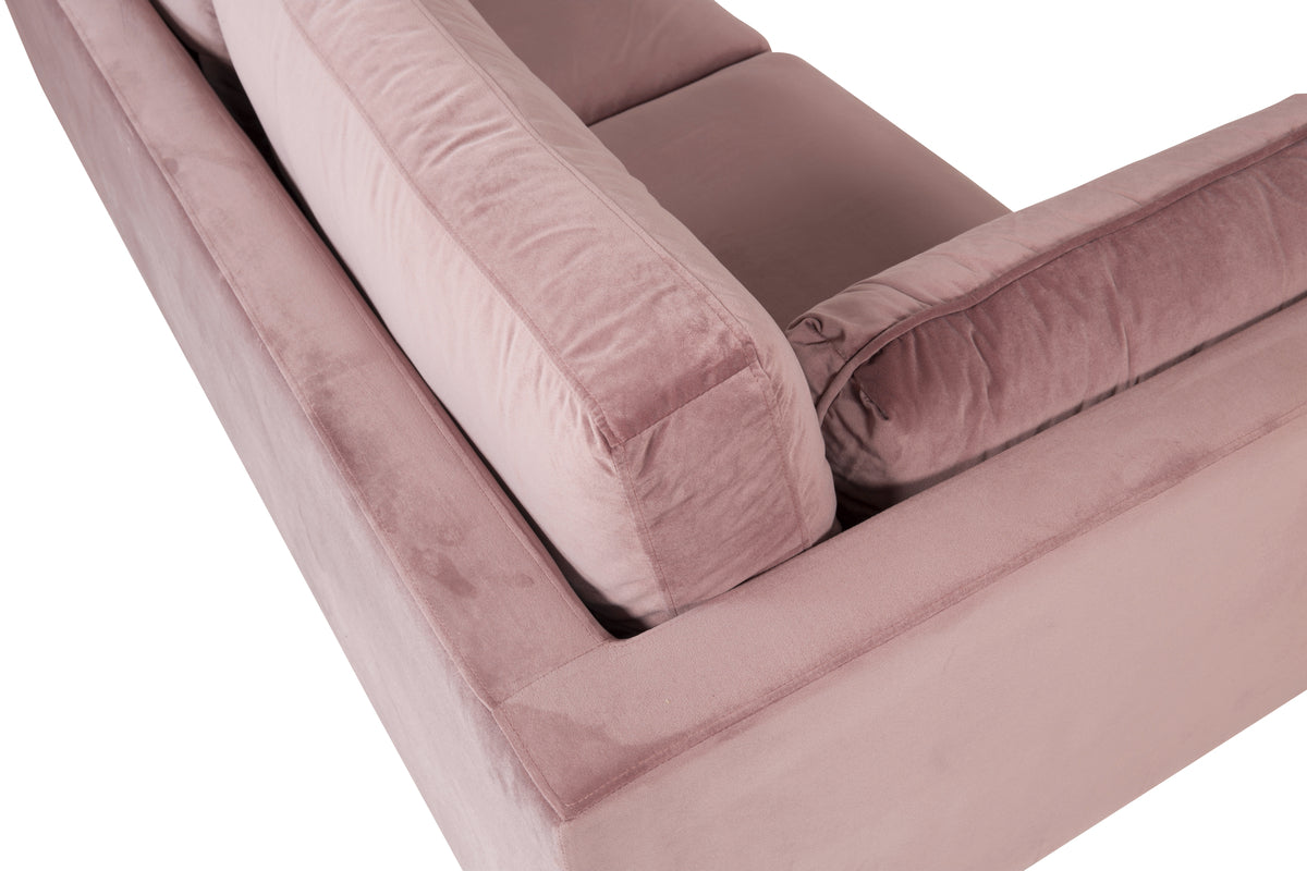 Venture Design Boom 3-sits soffor Rosa