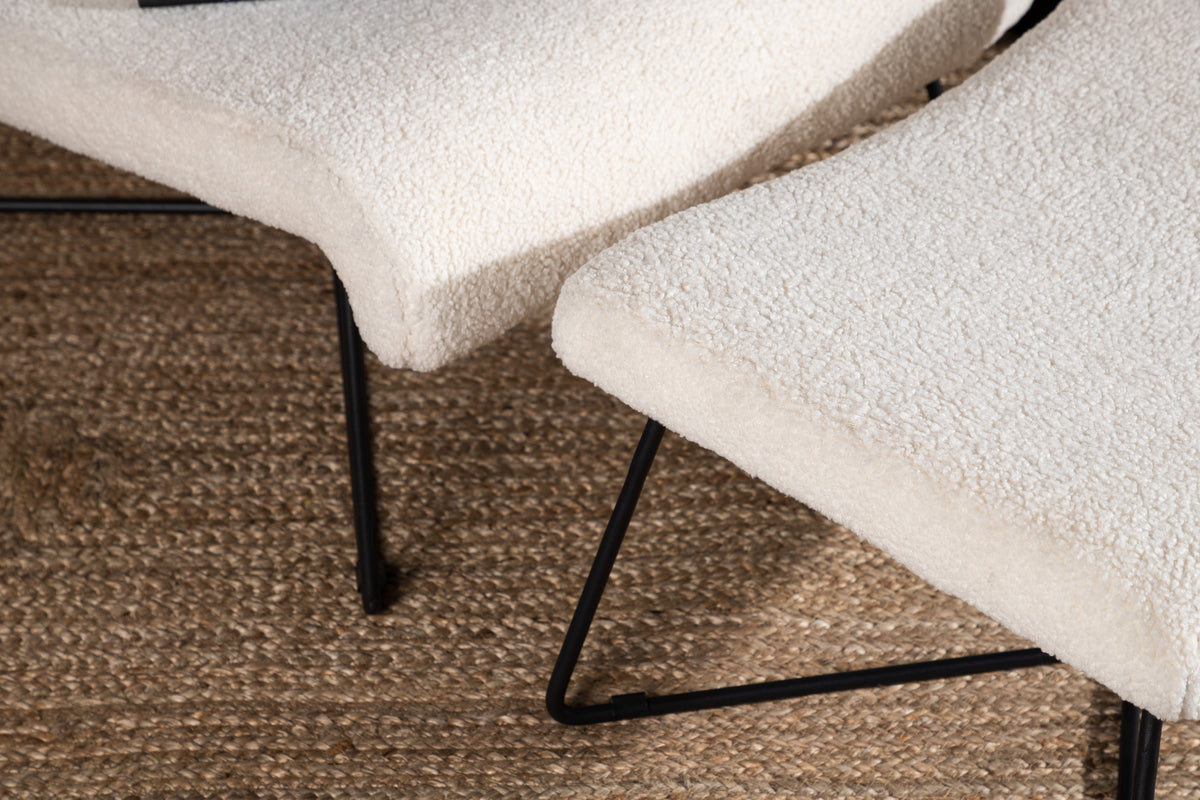 Venture Design Laconia Loungefåtöljer Vit