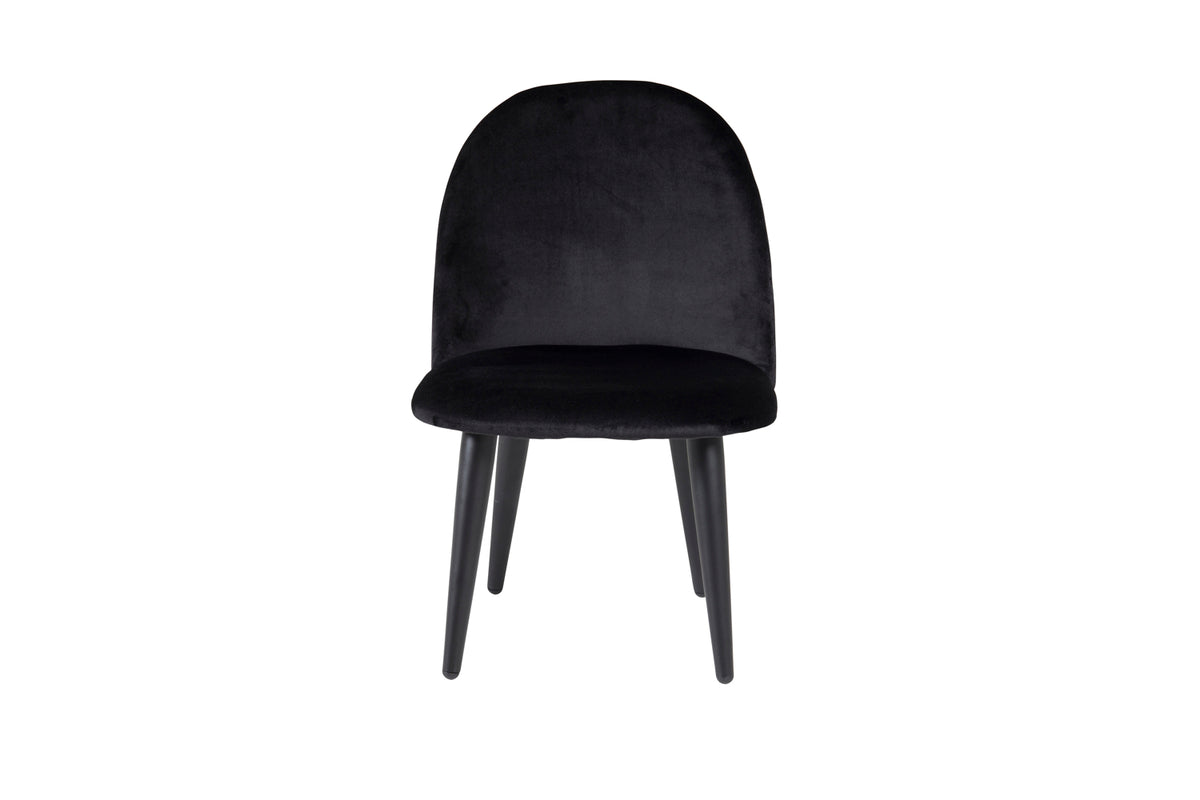 Venture Design Velvet Barnstolar Svart