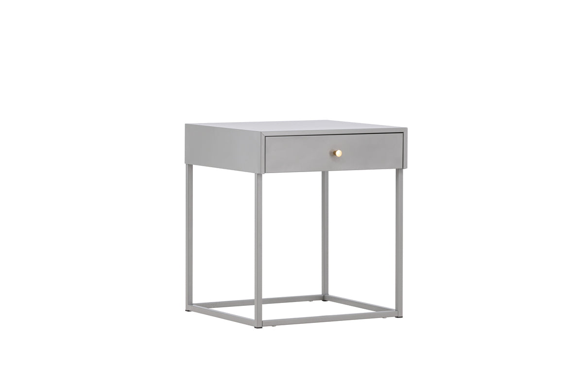 Venture Design Bakal Sidobord 43 x 41 Ljusgrå