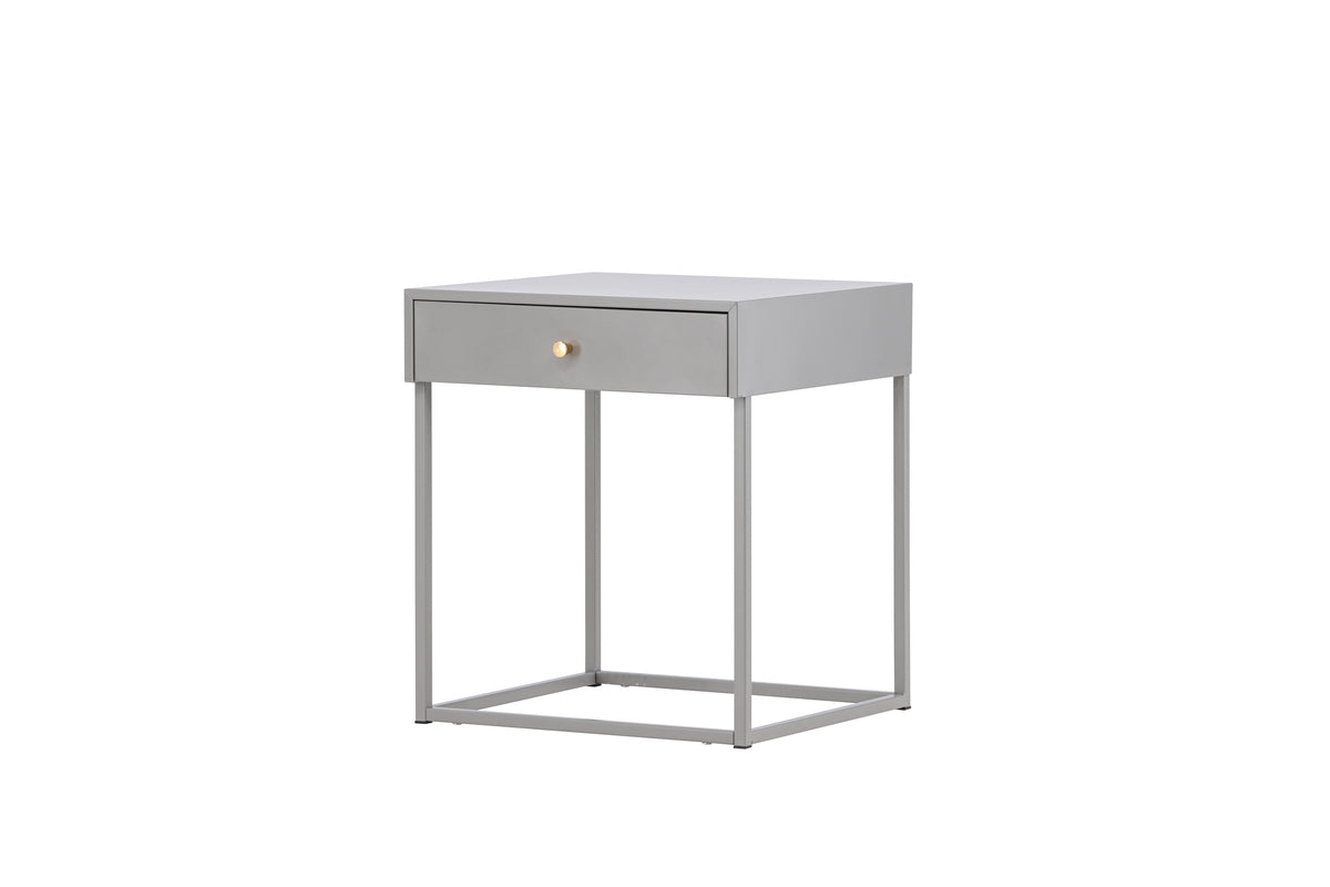 Venture Design Bakal Sidobord 43 x 41 Ljusgrå