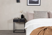 Venture Design Bakal Sängbord 43 x 41 Svart