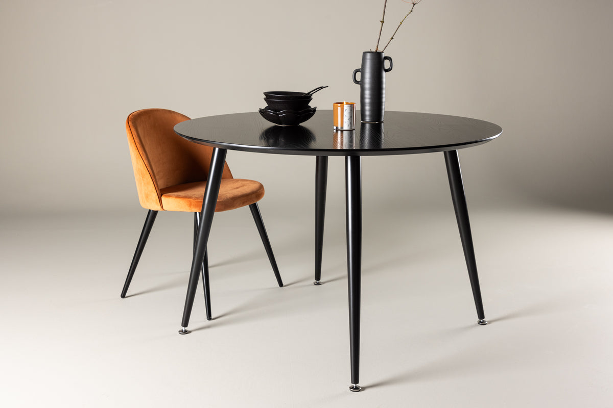 Venture Design Dipp Runda Matbord ⌀115 Svart