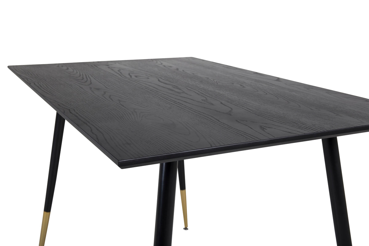 Venture Design Dipp Rektangulära Matbord 120 x 85 Svart