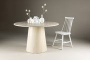 Venture Design Lanzo Runda Matbord ⌀120 Vitputsad