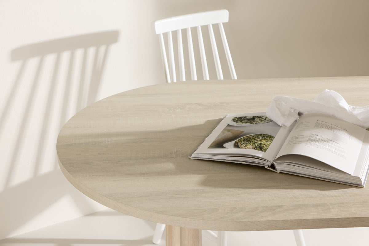 Venture Design Andy Ovala Matbord 180 x 90 Vitputsad