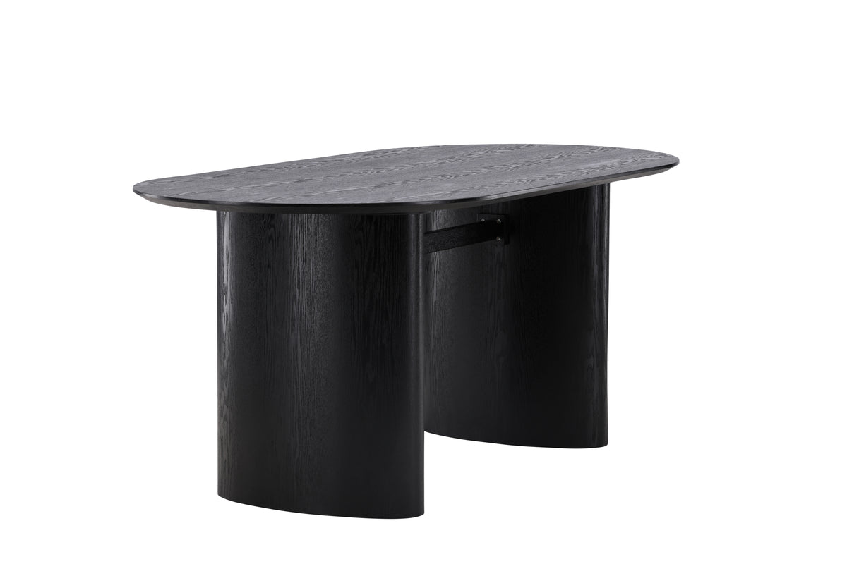 Venture Design Isolde Ovala Matbord 180 x 90 Svart
