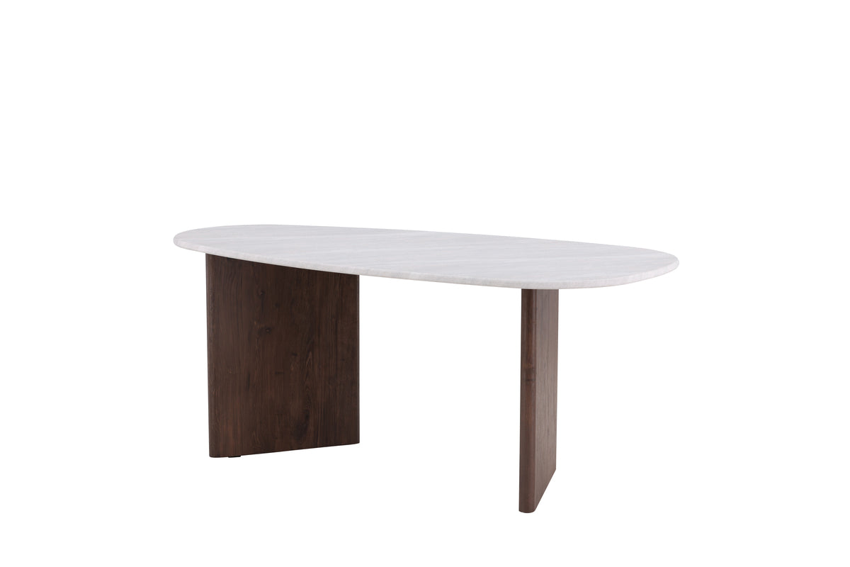 Venture Design Grönvik Ovala Matbord 180 x 90 Ljusgrå