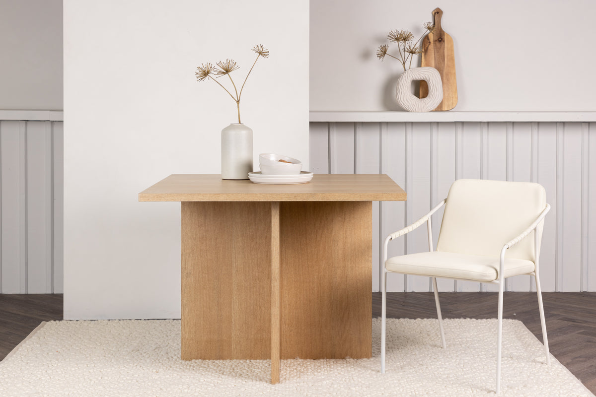 Venture Design Leo Rektangulära Matbord 100 x 100 Natur