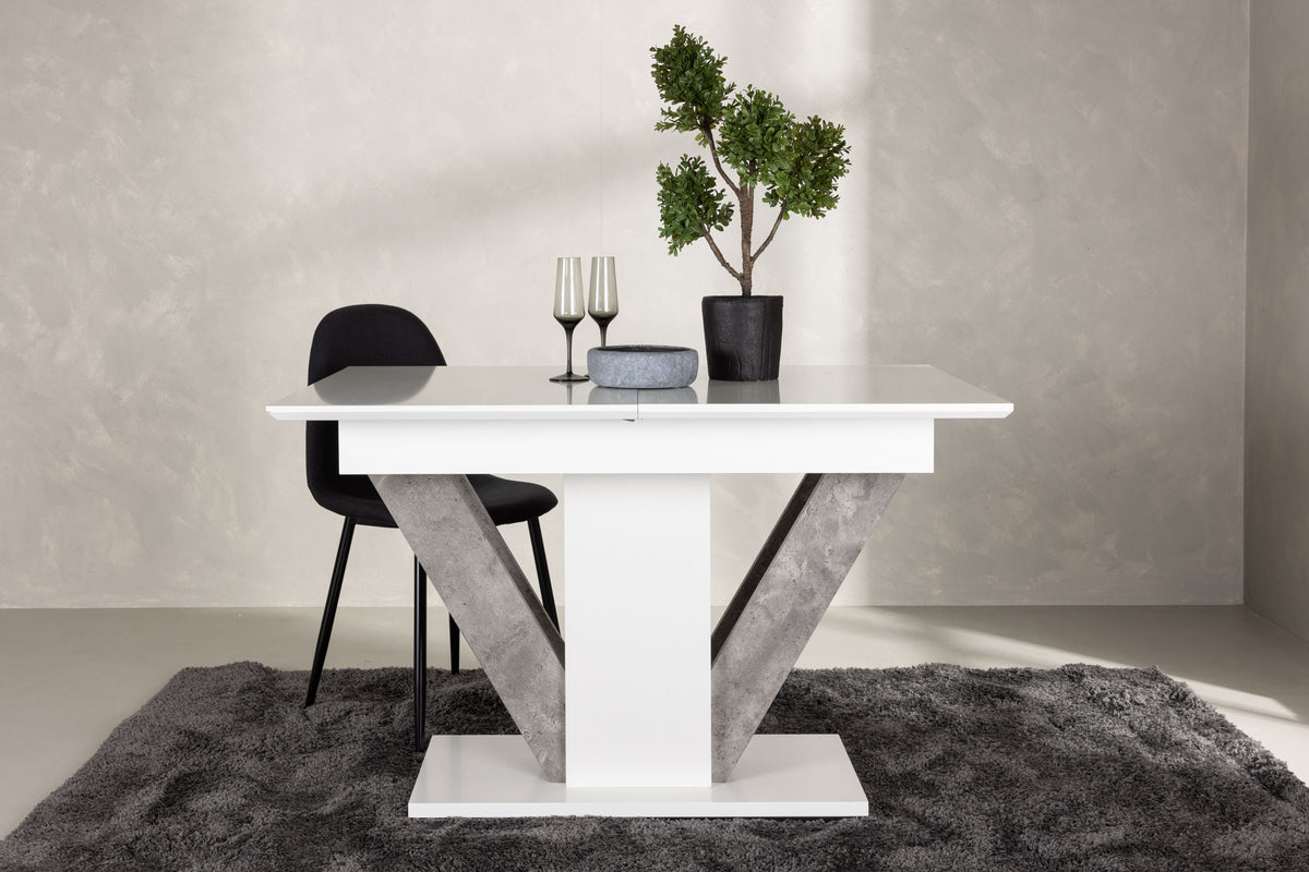 Venture Design Disa Rektangulära Matbord 120 x 80 Vit