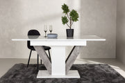 Venture Design Disa Rektangulära Matbord 120 x 80 Vit
