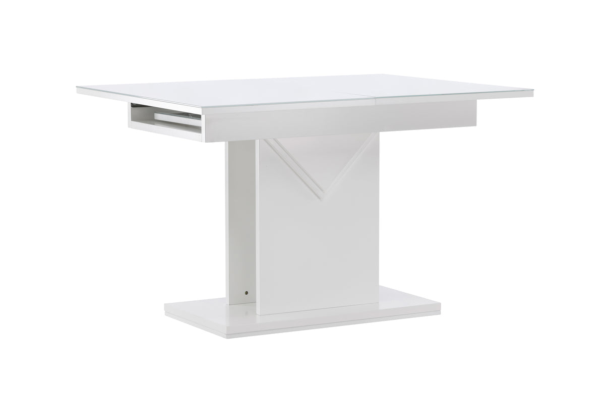 Venture Design Pluto Rektangulära Matbord 120 x 90 Vit
