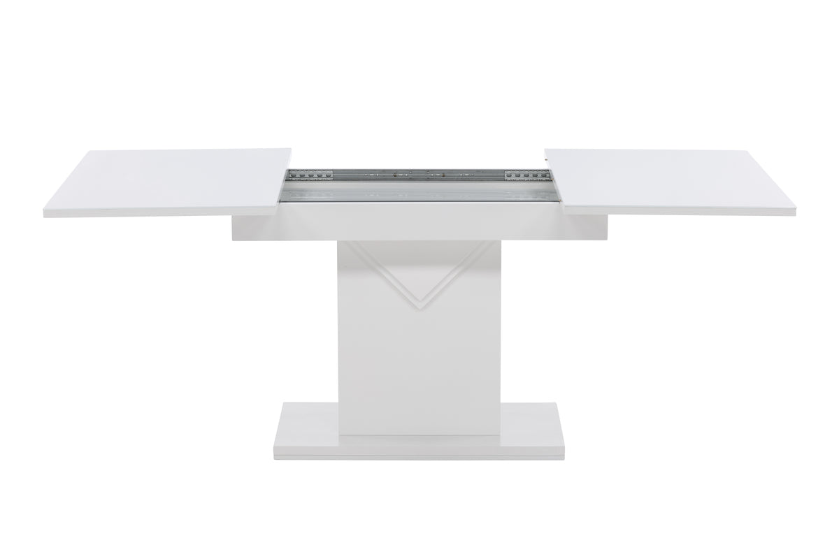 Venture Design Pluto Rektangulära Matbord 120 x 90 Vit