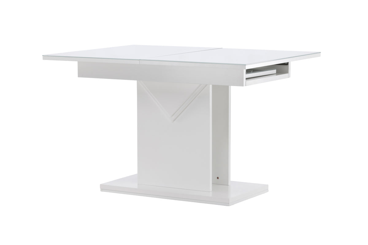 Venture Design Pluto Rektangulära Matbord 120 x 90 Vit