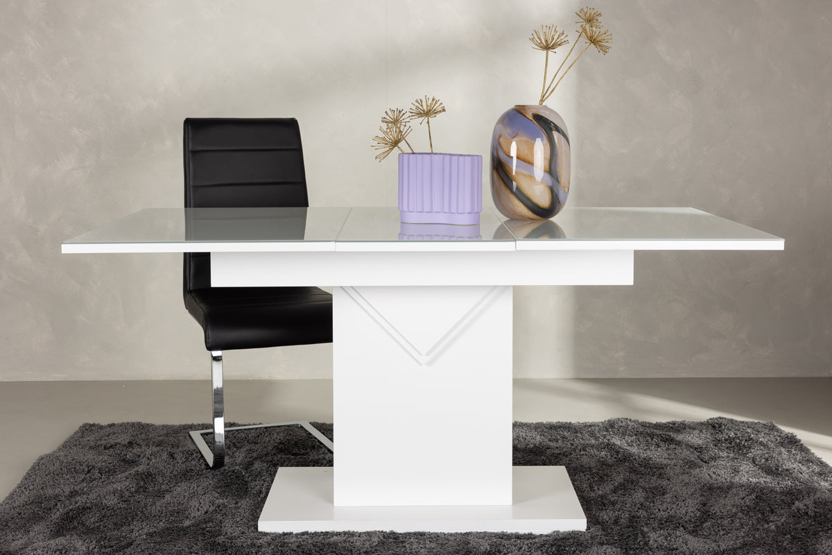 Venture Design Pluto Rektangulära Matbord 120 x 90 Vit