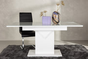 Venture Design Pluto Rektangulära Matbord 120 x 90 Vit