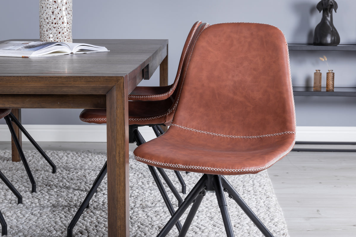 Venture Design Polar Matstolar 2-pack Brun