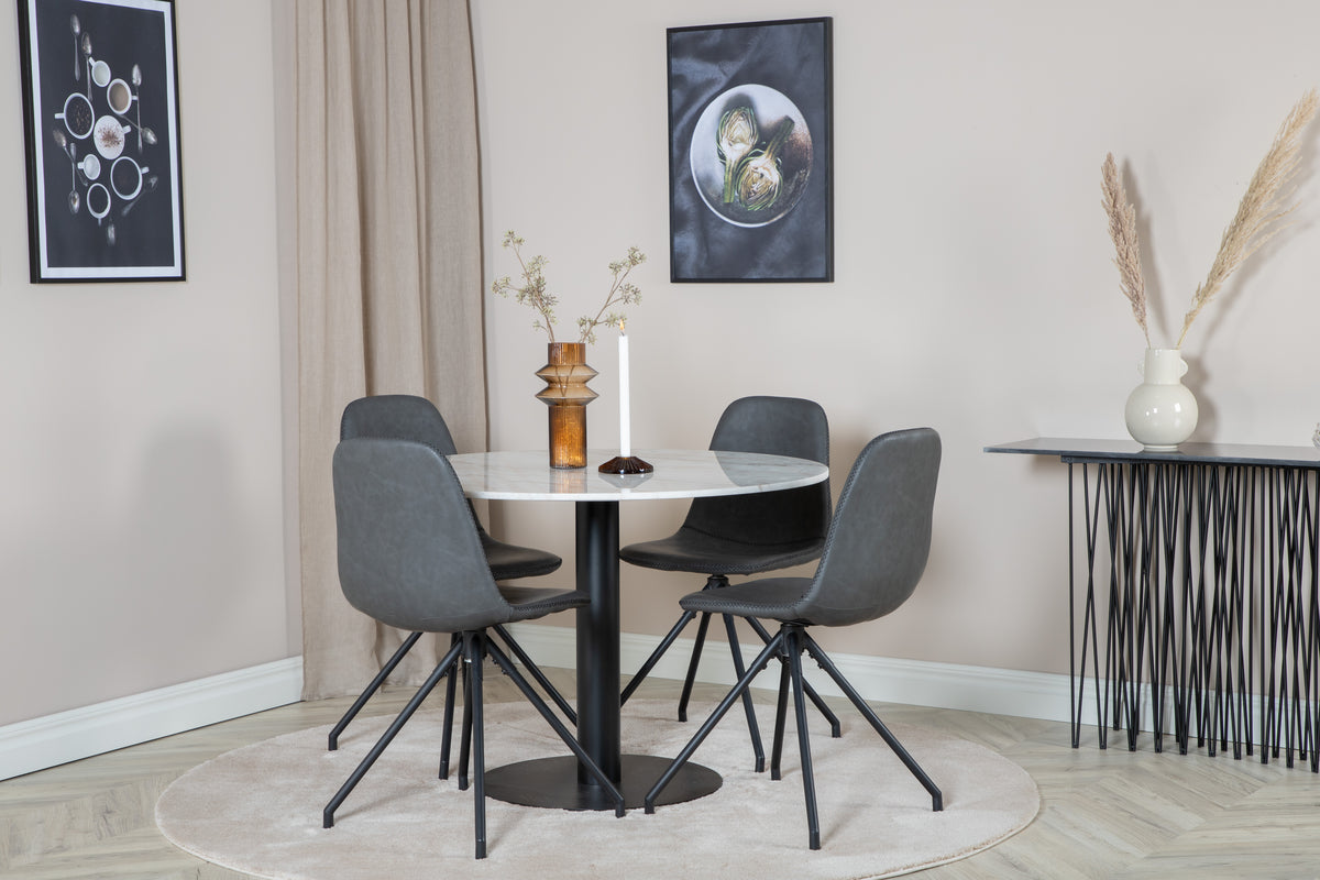 Venture Design Polar Matstolar 2-pack Svart