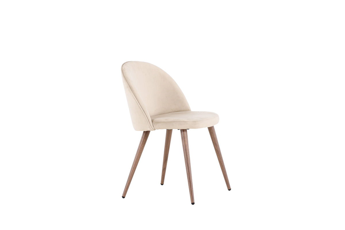 Venture Design Velvet Matstolar 2-pack Beige