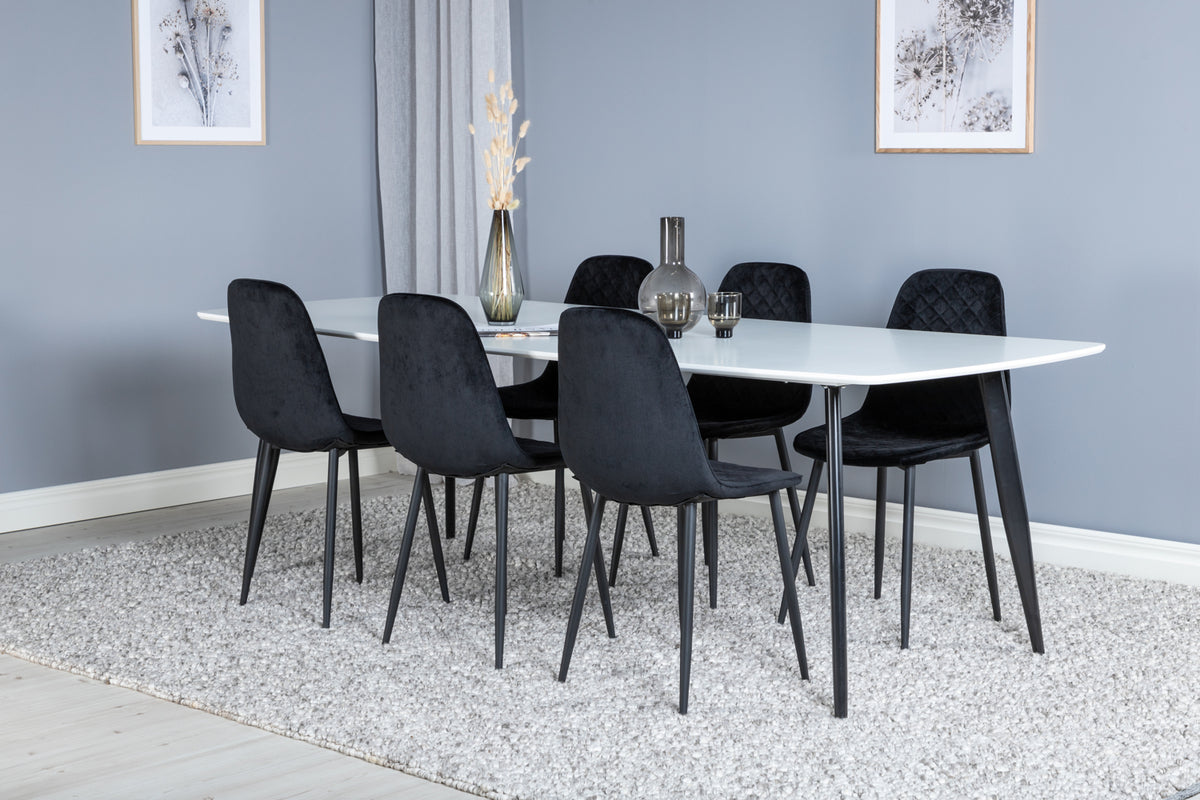 Venture Design Polar Matstolar 2-pack Svart