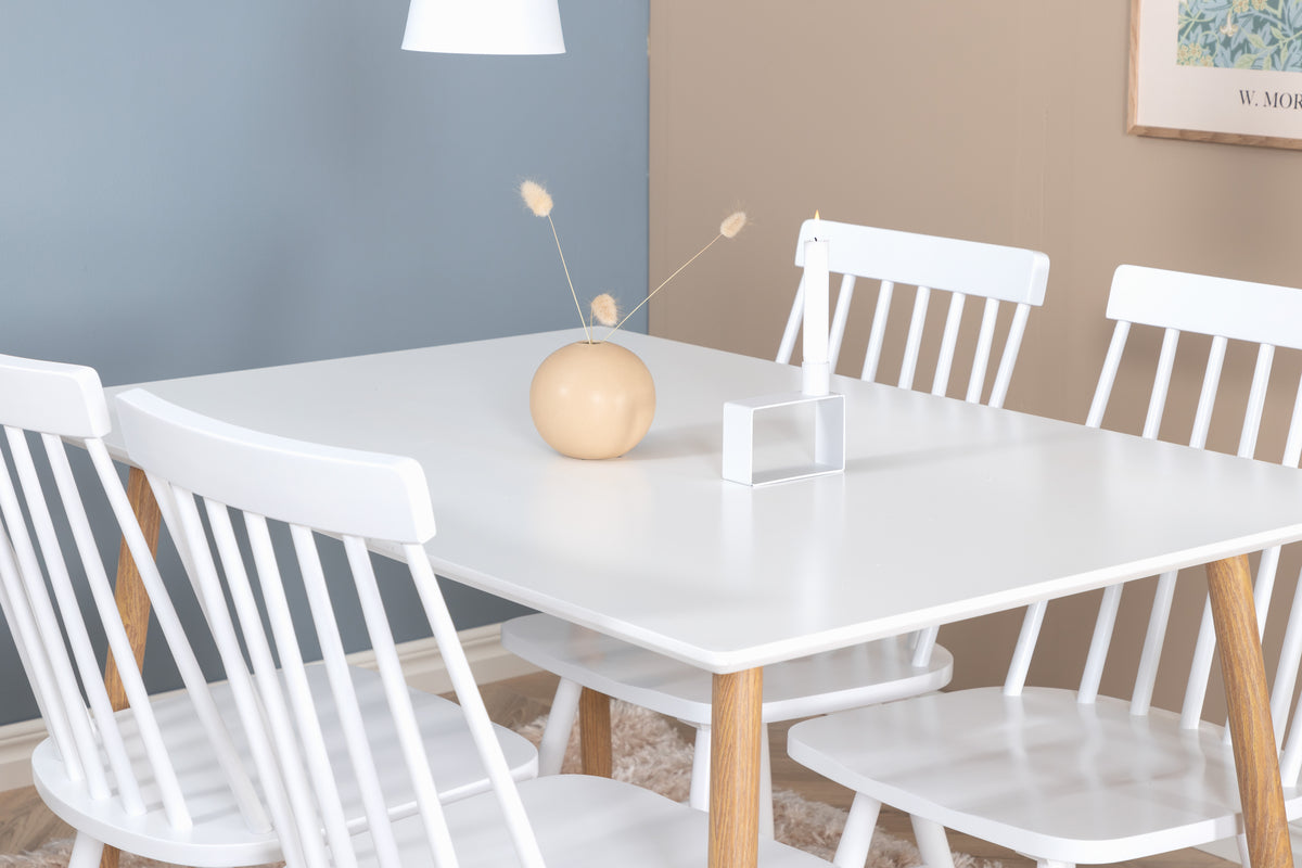 Venture Design Lönneberga Matstolar 2-pack Vit