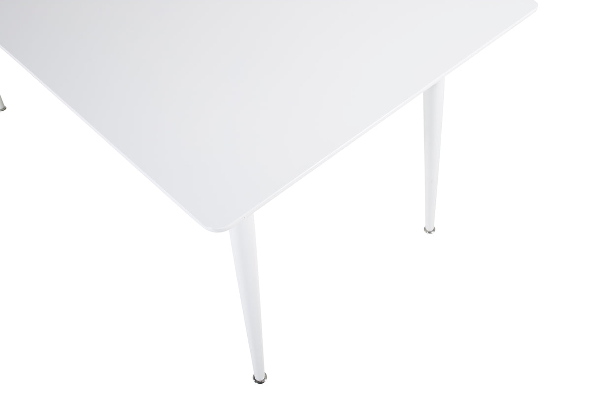 Venture Design Polar Rektangulära Matbord 180 x 90 Vit